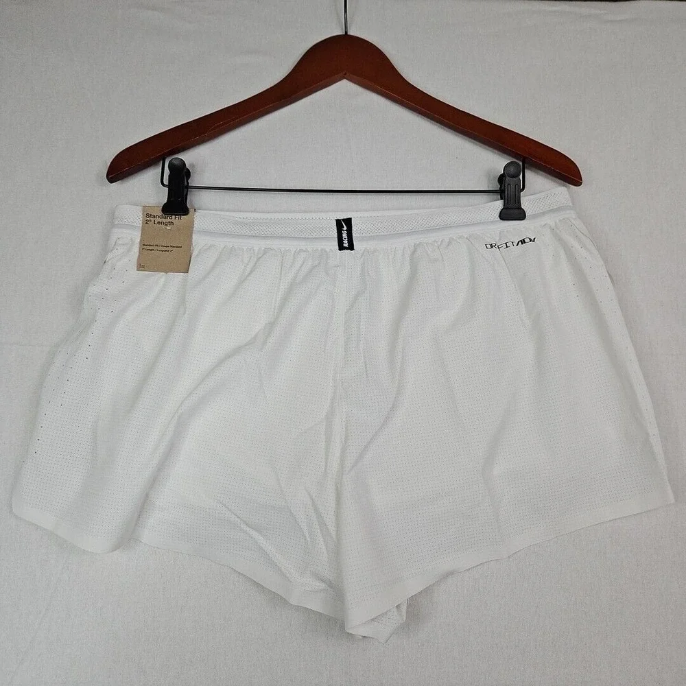 Nike 2023 Dri-FIT ADV AeroSwift 2" Racing Shorts White CJ7837-100 Men's Size XL - Picture 7 of 10